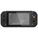 eXtremeRate PlayVital Black Protective Grip Case for Nintendo Switch Lite, Hard Cover Protector for Nintendo Switch Lite - Screen Protector & Thumb Grips & Buttons Caps Stickers Included