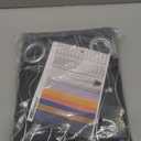 BGment Blackout Curtains for Bedroom/Living Room 84 Inch Length 2 Panels Set, Dark Grey Room Darkening Thermal Insulated Grommet Window Drapes with Pattern, Each Panel 52 x 84 Inch