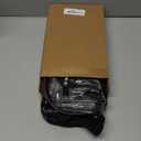 Clear Bag for Stadium Events, 12x6x12 Clear Backpack with Reinforced Strap, Stadium bag for Sports Concerts Work Travel, Black