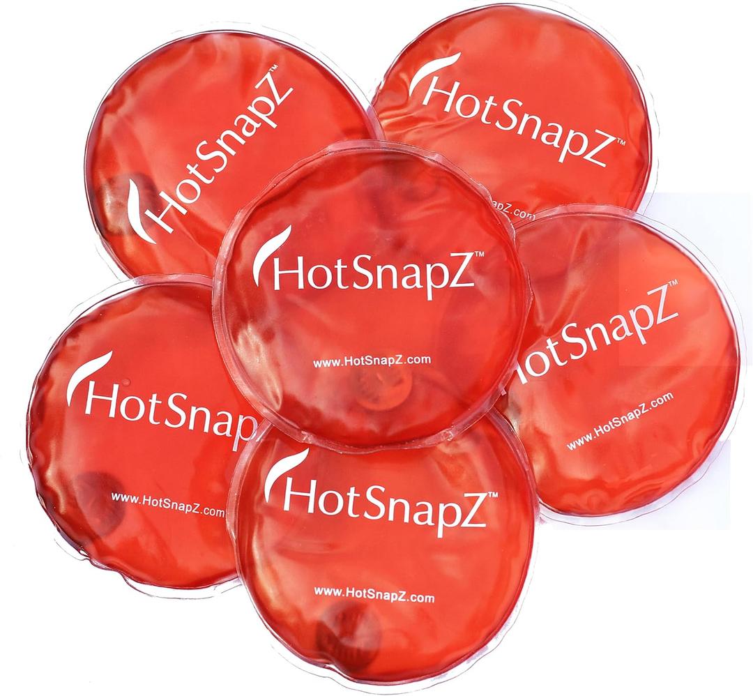 HotSnapZ Reusable Hand Warmers - 4" Round Instant Heat Packs