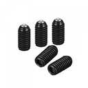 uxcell Ball Point Set Screws, 10pcs M6 x 12mm High Carbon Steel Metric Spring Hex Socket Grub Screw