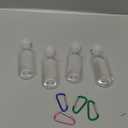 Refillable Travel Bottles Containers with-Clip - XMWangzi, with Filp or Nozzle, Empty Plastic Bottles, Filled with Cosmetic Oil Hand Sanitizer, Suitable for Home Office Outdoor (4 PCs)