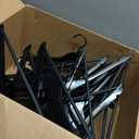 Perfecasa 20 Pack Wooden Hangers — Premium Solid Wood Suit & Coat Hangers with Non-Slip Pants Bar, Silent Coated Hooks, 360° Swivel for Closet Organization (Black)