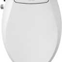 Brondell Bidet Toilet Seat Non-Electric Swash Ecoseat, Fits Elongated Toilets, White - Dual Nozzle System, Ambient Water Temperature - Bidet with Easy Installation