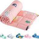 Sivio - Manta infantil con peso para un mejor sueo (Gato rosa)
