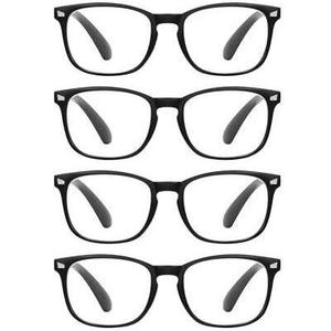 CCVOO Mix & Match Reading Glasses for Women - Lightweight, Comfortable Fit, Clear Vision - Blue Light Blocking Pack of 5 +0.75