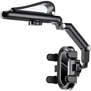Ivieicip 360 Rotatable and Adjustable Car Phone Holder for Rearview Mirror, Compatible with All Smartphones