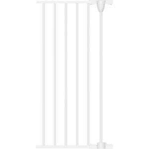 Babelio 16" Baby Gate Extension for Foldable Extra Wide Gates, 30" Tall Metal Dog Fence Extension, White