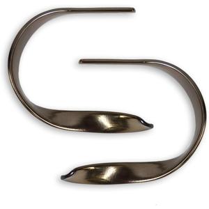 Sashay Metal Curtain Holdback Set of 2– Premium Plated Brushed Oil Rubbed Bronze - Universal Style, Tiebacks, Enhanced Durability, Wall Mounted, Home, Bedroom, Office