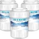 Replacement For MWF GE Smart-Water Filter MWFP, Compatible With GE MWF Water Filter, HDX FMG-1, Mwf, Mwfp3pk, MWFA, MFW, GWF, GEMWF, 46-9991, 3-Pack QWFIZ