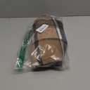 Kinghua Womens Wool Plaid Mini Skirt Fall Winter High Waisted Bodycon Pencil Skirt (Medium, Brown New)