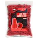 300 Pcs Red Wire Connectors Nuts Electric Wire Caps Insulating Insert Twist Electrical Connectors for Quick Connection (18-10 AWG)
