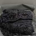 Topblan Weighted Blanket for Adults, 48" x 72" 15lbs, Soft Sherpa Twin Size Heavy Blanket with 3D Jacquard Turtle Shell Flannel Fleece for Couch and Bed (Dark Grey)