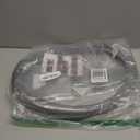 Haokay Heavy Duty Pure Cowhide Steering Wheel Cover SUV Car, Gray Genuine Leather Steering Wheel Cover Men Women Universal 14.5 to 15 Inch