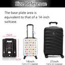 Folding Hand Truck Lightweight Hand Truck Dolly Foldable,Luggage cart with 4 Rotate Wheels, Utility Cart with Adjustable Handle,Collapsible Dolly for Moving