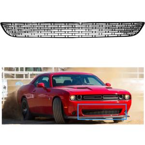 MGWILL Front Bumper Lower Grille Grill Compatible with 2015-2022 Dodge Challenger Replacement for 68259756AA CH1036146 Textured Black