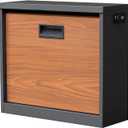 Wall Mount Mailbox for House Outside, Large Capacity Mailboxes, Outside Package Delivery Box for Home, Office, School to Collect Package and Mail, Small