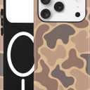Jusy Compatible with MagSafe Camo Pattern Phone Case for iPhone 17 Pro Max, Camouflage Design iPhone Cover with Wireless ChargingMatte - Camo