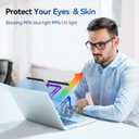 Magnetic Anti Blue Light Screen Protector for MacBook Air/Pro 13 Inch (2016-2022, M1, M2 ), Removable MAC 13.3" Blue Light Filter, Bubble-Free Install, Eye Protection Glare Laptop Screen Protector