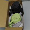 TrendPlain - Original 16oz/470ml Olive Oil Dispenser Bottle for Kitchen Gadgets and Air Fryer Accessories - Olive Oil Sprayer for Cooking w/Stickers - Black&Green