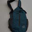 G4Free Sling Bag RFID Blocking Sling Backpack Crossbody Chest Bag Daypack for Hiking Travel, (Teal Blue)
