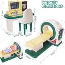 Doctor Kit for Toddlers 3-5, Kids Doctor Playset with Medical Tools, X-ray Machine and Toy Stethoscope ,Educational Pretend Play for Boys & Girls Ages 2 3 4 5 6,Birthday Gift & Dress-Up Toys