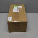 Ceramic 6.1inch Raised Dog Bowl with Stand for Small and Medium Breed Dog Dish Pet Food and Water Bowl (Double Bowl with Stand - Brown Coffee, 28oz)