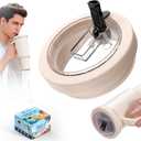 2 x 40 Oz Tumbler Flip Straw Lid for Stanley Quencher, Silicone Leak Proof Replacement Cover Reusable, Splash Resistant Cup Lids Accessories with Cleaning Brush Set (Cream)