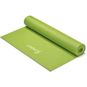 Sunny Health & Fitness Non-Slip Yoga Mat Durable, Anti-Tear, Lightweight, Cushioned Support for Yoga, Pilates, Stretching Exercises, Meditation and Floor Workouts | Multiple Sizes & Colors