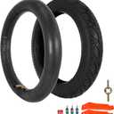14x2.125 54-254 E-Bike Tire and Tube Set, 14 Inch Electric Scooter Tire Tube with Angled Valve Stem Replacement Electric Scooters,Bikes and Kids Bikes - 1 Pack