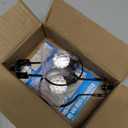 2Pcs Lamp Shade Light Bulb Clip Adapter Kit, Black Lampshade Holder Adapter with Crystals Top Finial, No Harp Required, Clip on Bulb, DIY Replacement Repair Table & Floor Light Metal Parts