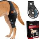 Dog Knee Brace for Torn ACL/CCL, Adjustable Hind Leg Support for Arthritis, Luxating Patella & Post-Surgery Recovery（Left Leg,L)
