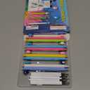 BUNMO 12 Cute Erasable Gel Pens with 12 Black Ink Refills - Multicolor Animal Pens for Kids - Make Mistakes Disappears, Fine Point for School and Journaling