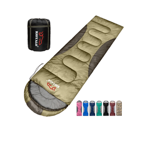 0 Degree Winter Sleeping Bags for Adults Camping (450GSM) - Temp Range (5F–32F) Portable Waterproof Compression Sack- Camping Sleeping Bags for Big and Tall in Env Hoodie: Backpacking Hiking 4 Season