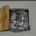 MUDEELA Pots and Pans Organizer Rack for under Cabinet, Expandable 11.81''-22.85'' Pot Lid Kitchen Cabinet Organizer Holder with 10 Adjustable Compartment Cutting Board Organizer for Pan Lid, Bakeware Black