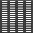 2 Pack of 4U Vented Blank Panel - Metal Rack Mount Filler Panel for 19in Server Rack Cabinet or Enclosure, Black (4U)