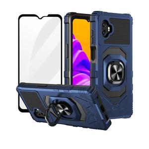 Ailiber Case for Samsung Galaxy Xcover 6 Pro, Xcover 6 Pro Case with Screen Protector, Military Grade Shockproof with Screen Protector, Ring Stand & Magnetic Car Mount - Blue