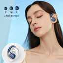 Wireless Earbud, Bluetooth 5.4 Headphones IP7 Waterproof for Sport, 50H Running Wireless Earphones with ENC Noise Cancelling Mic, Deep Bass Over Ear bud with Earhooks for Android, iOS, Workout, Gym