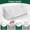 Honoson Dumpster Bag Reusable Yard Waste Bags Foldable Yard Waste Container Trash Bag for Trash Management Multiple Times Use During Renovations Can Hold Up to 3, 500 lbs(3Pcs, 94 Inches)
