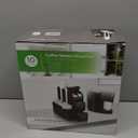 Mind Reader Cup and Condiment Station, Countertop Organizer, Coffee Bar, Kitchen, Stirrers, 5.35"W x 11.25"L x 11.15"H, Black