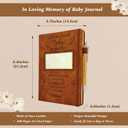 Letters To My Baby in Heaven Journal 200 Pages Notebook A5 Lined with Window in Cover, Miscarriage Gifts, Memorial Sympathy Condolences Grieving Gifts for Loss of Infant Baby