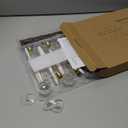 Leejec Christmas Tree Candles with Wand Remote, 10 Pack Battery Operated Flameless Taper Window Candle, Flickering Warm Light, Xmas Tree Decorations with Crystal Ball Hook, Wedding Home Gift