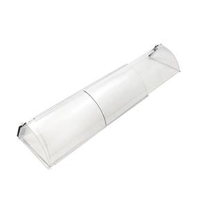 Frost King HD11 Baseboard Air Deflector, Heavy Duty, Clear Plastic with Magnetic hold, Fits baseboards up 25' wide, Adjustable 15" to 25"