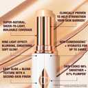 2 x Charlotte Tilbury Unreal Skin Tint & Sheer Glow Hydrating Foundation Stick - Cream Foundation Makeup with Sheer-to-Light Coverage & a Buildable Formula - Blurring, Smoothing & Nourishing