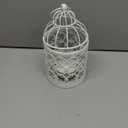Hanging Birdcage Lantern, Metal Tealight Holder Vintage Decorative Hanging Candle Holder Lantern Centerpieces for Wedding Halloween Christmas Table Decoration