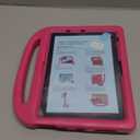 Case for Samsung Galaxy Tab S10 Lite/S10 FE/S9 FE (10.9''), Kids EVA Protective Cover with Stand Handle, Pink (Rosered)