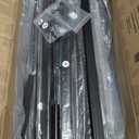 KES Standing Towel Racks for Bathroom with Heavy Marble Base, 38" H Towel Rack Stand for Bathroom 2-Tier, Blanket Rack for Bathroom Floor, Matte Black, BTH501-BK