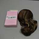 Clip on Ponytails for Women - 14 Inch Curly Ponytail Extension, Wavy Pony Tails Hair Extensions, Synthetic Hair Extensions Ponytail, Clip in Ponytail (Color: Ash Brown with Beige Blonde Highlights)