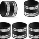 5 Pcs Dust Control Flex Cuffs Coupler with Integrated Stainless Steel Hose Clamps 2-1/2 Inch Rubber Vacuum Hose Connector for Plastic and Copper Plumbing Connections Ports Fittings