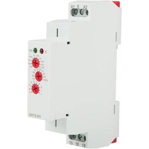 Multifunctional Delay Relay, Time Delay Setting, 10 Functions DIN Rail Mount ACDC 12V~240V